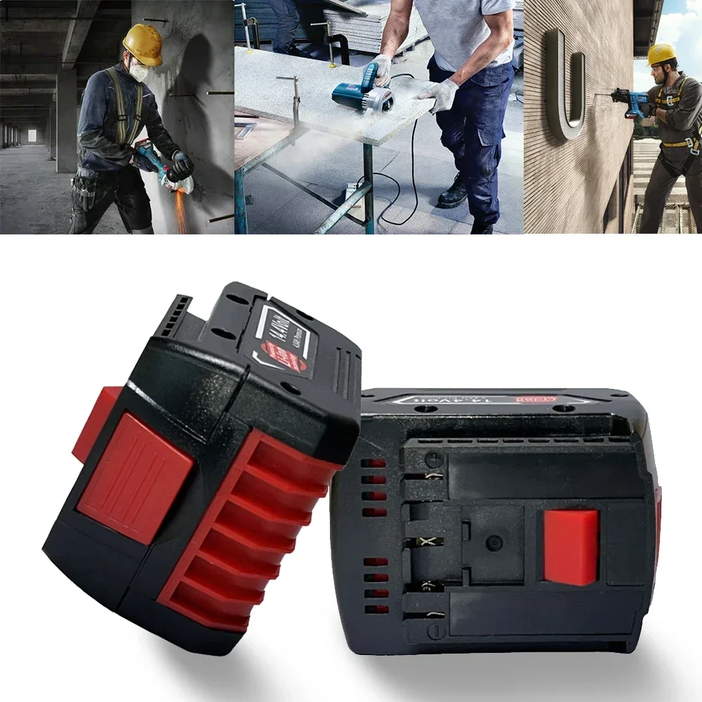 

Rechargeable Battery 4.8Ah for Bosch 14.4V Power Tool BAT614G Replacement 4800mah Battery 18650 Lithium-Ion with Charger Set