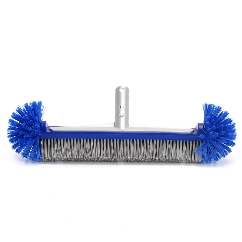 Swimming Pool Brush Head With Corner Cleaning Brush Semi-spherical Bristles Easy To Install Pool Tile Scrubber Brush