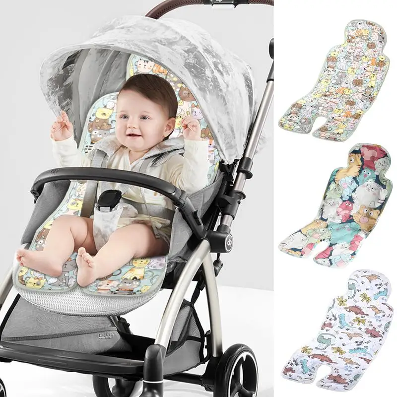 

Stroller Cooling Pad Gel Breathable Cart High Chair Mat Mattress Foldable Design Baby Universal Seat Cushion Stroller Accessory