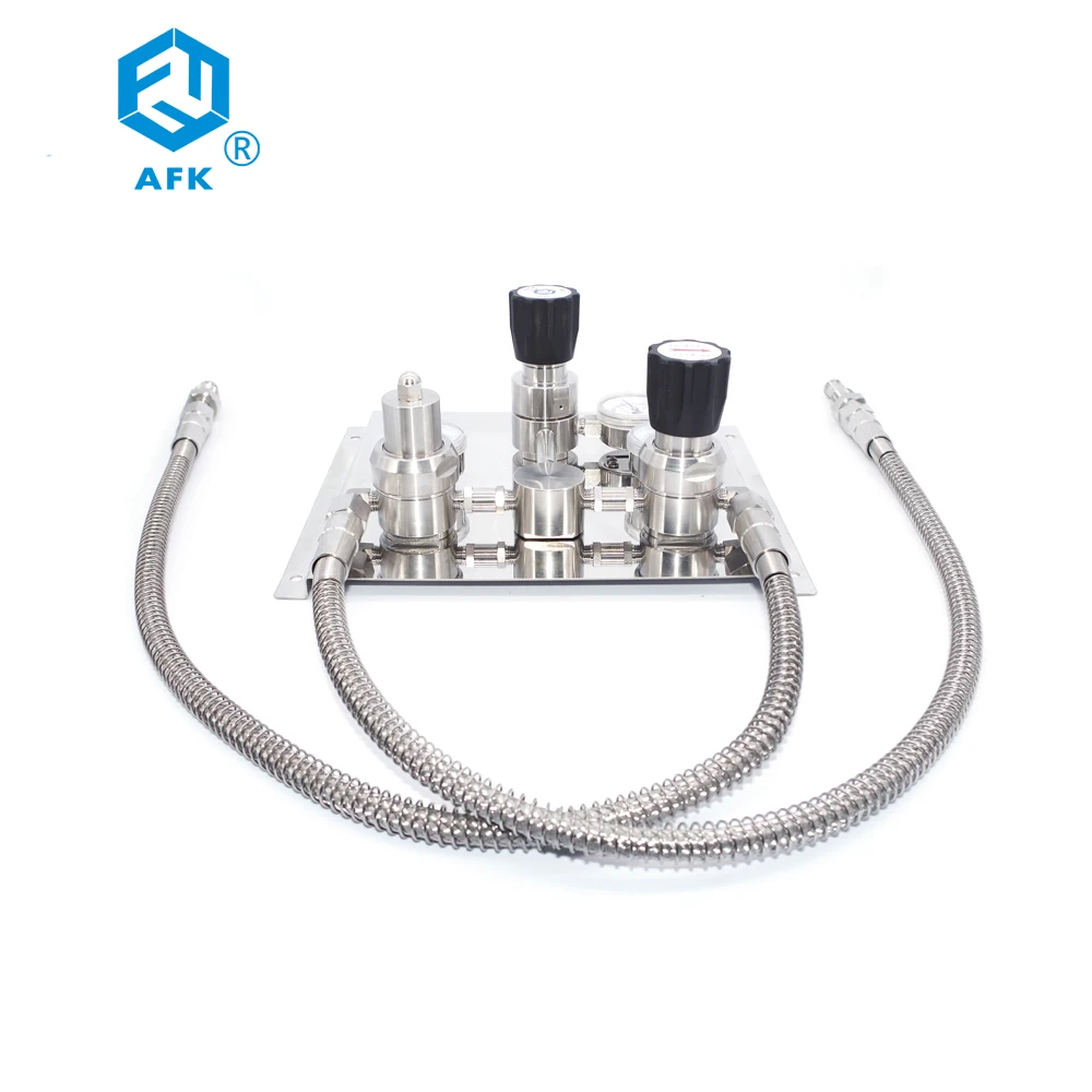 AFK R1100 Semi-automatic Changeover Switch Device with Stainless Steel Pressure Reducing Valve