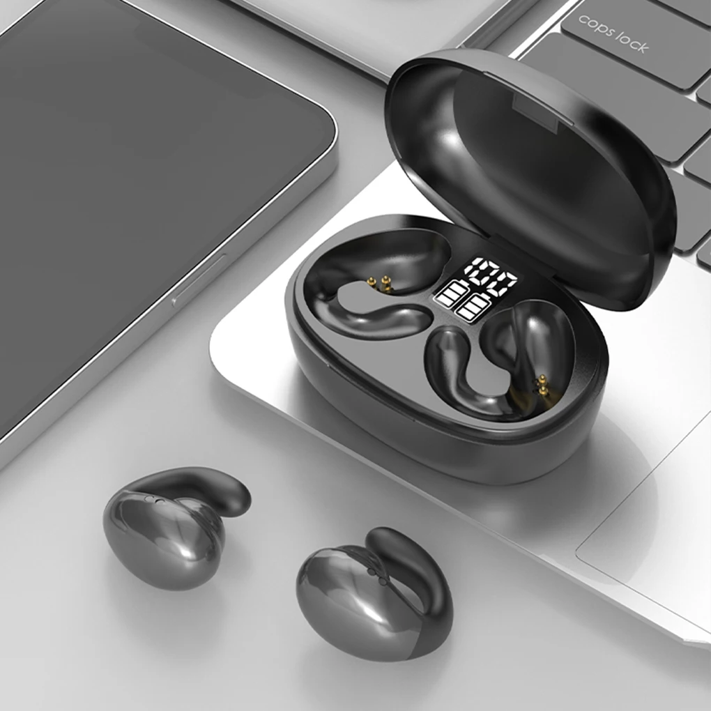 Compact And Portable Bluetooth Earphones Stay Connected On Go High-fidelity Sound Wide Applications