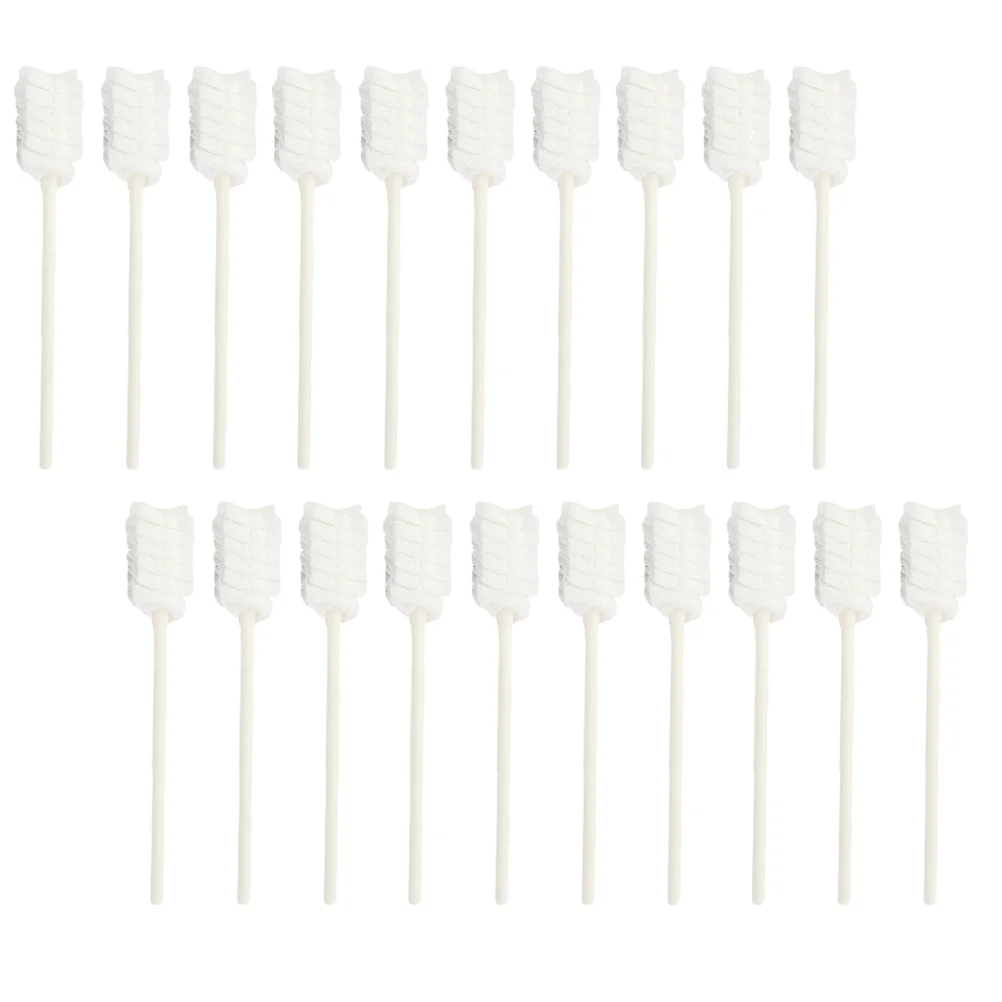 

30Pcs Baby Oral Care Brush Infant Tongue Cleaner Soft Disposable Cleaning Sticks for Development