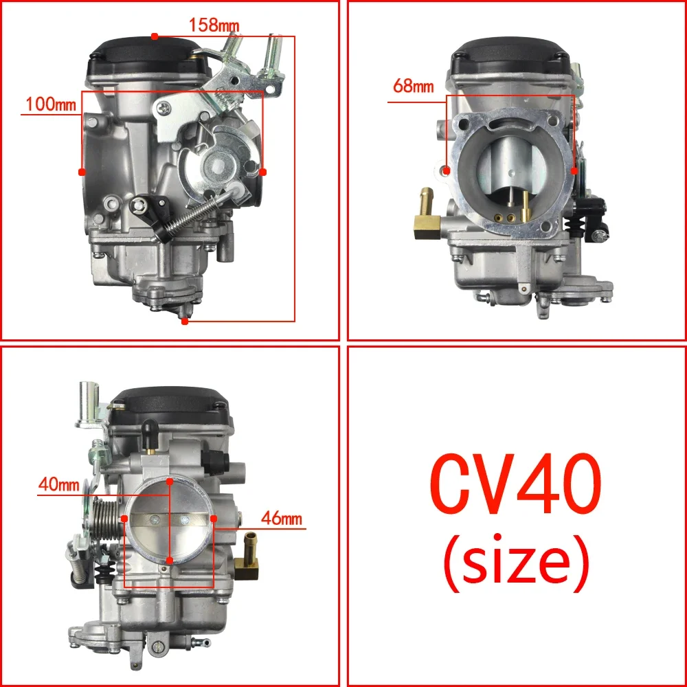 Carburetor CV40 Motorcycle Carb 40mm For Davidson Sportster Road King Super Glide 40mm CV 40 XL883 27490-04 27465-04 2