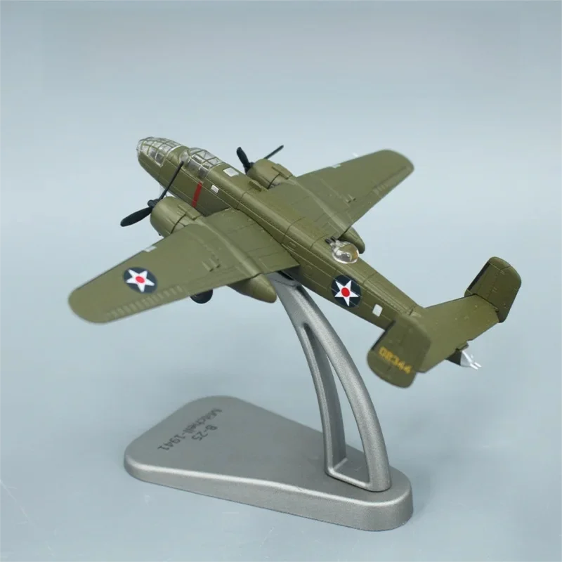 

Масштабная модель американского среднего бомбардировщика B25 (1:144) из сплава, коллекционная, для демонстрации, литая, игрушка-самолет, подарок, украшение