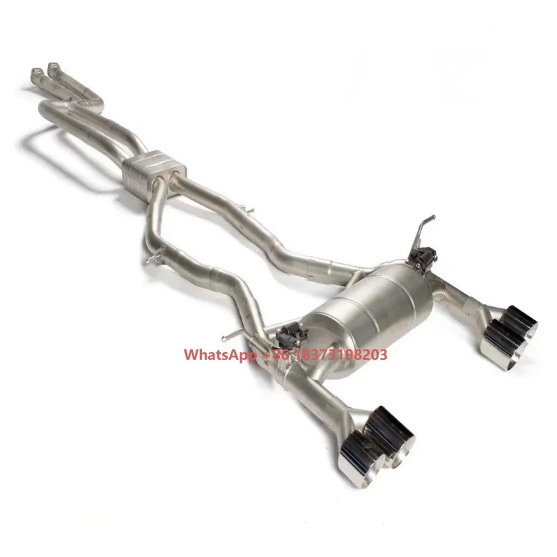 

Exhaust Pipe Accessories for M3 F80 M4 F82 Sport Valved Muffler Titanium Alloy
