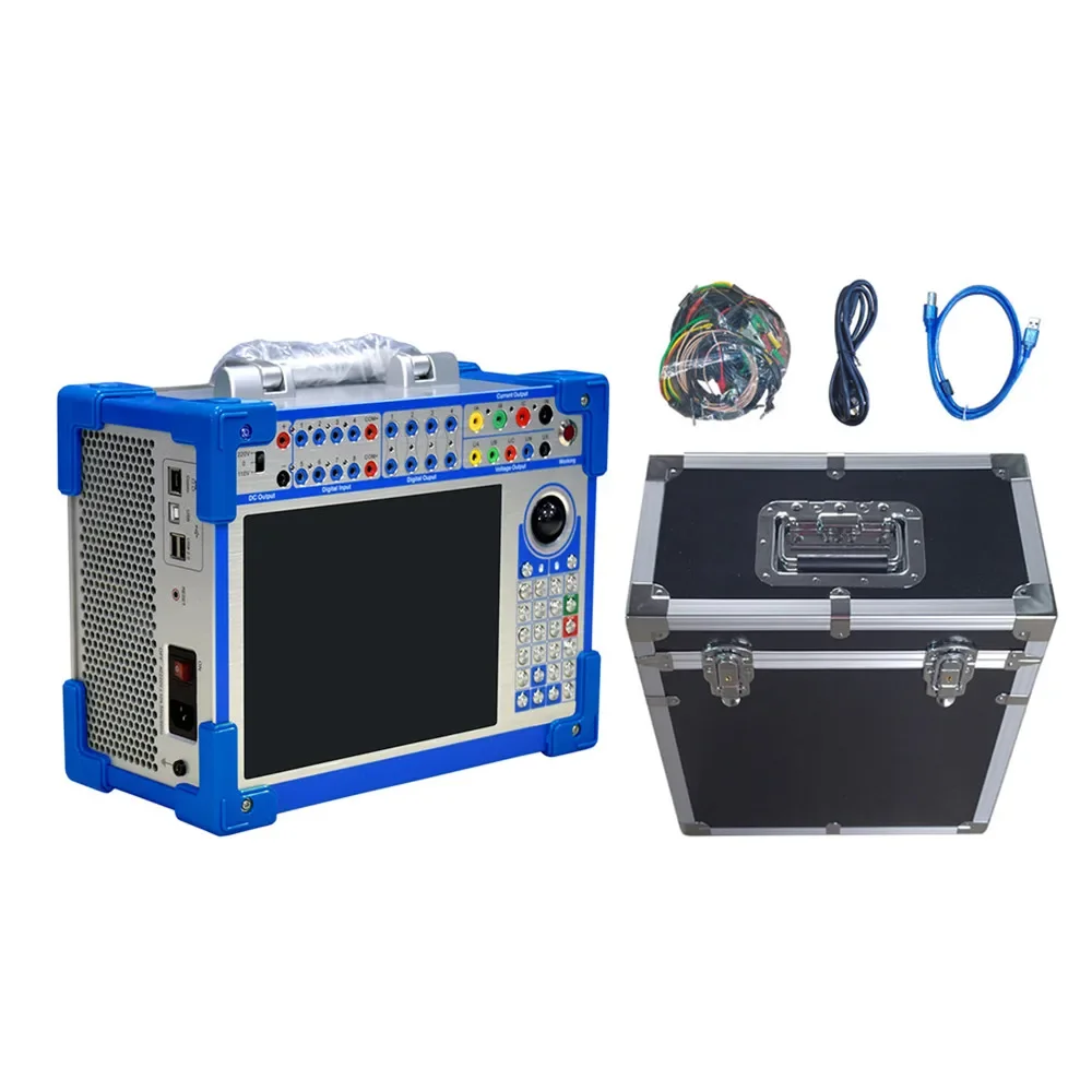 Upgraded Multifunctional Three Phase Protection Relay Tester AC/DC Source Three Phase Secondary Current Test Machine