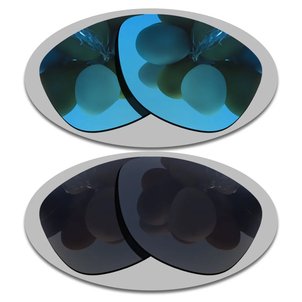 

Sky Blue&Grey Black Lenses Replacement For-Oakley Frogskins Polarized Sunglasses