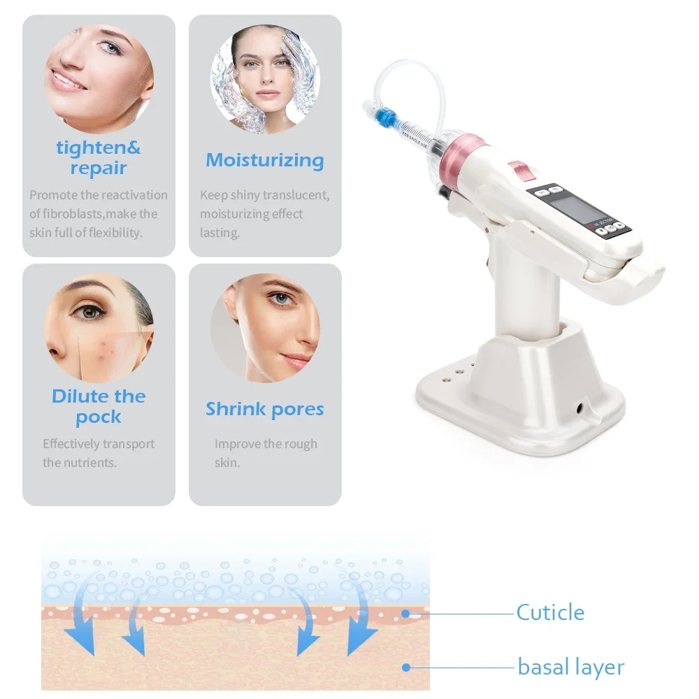 Hydrolifting Gun Korea Mesotherapy EZ Negative Pressure Meso gun Mesotherapy Hydrolifting Water Injector Microcrystal Injection