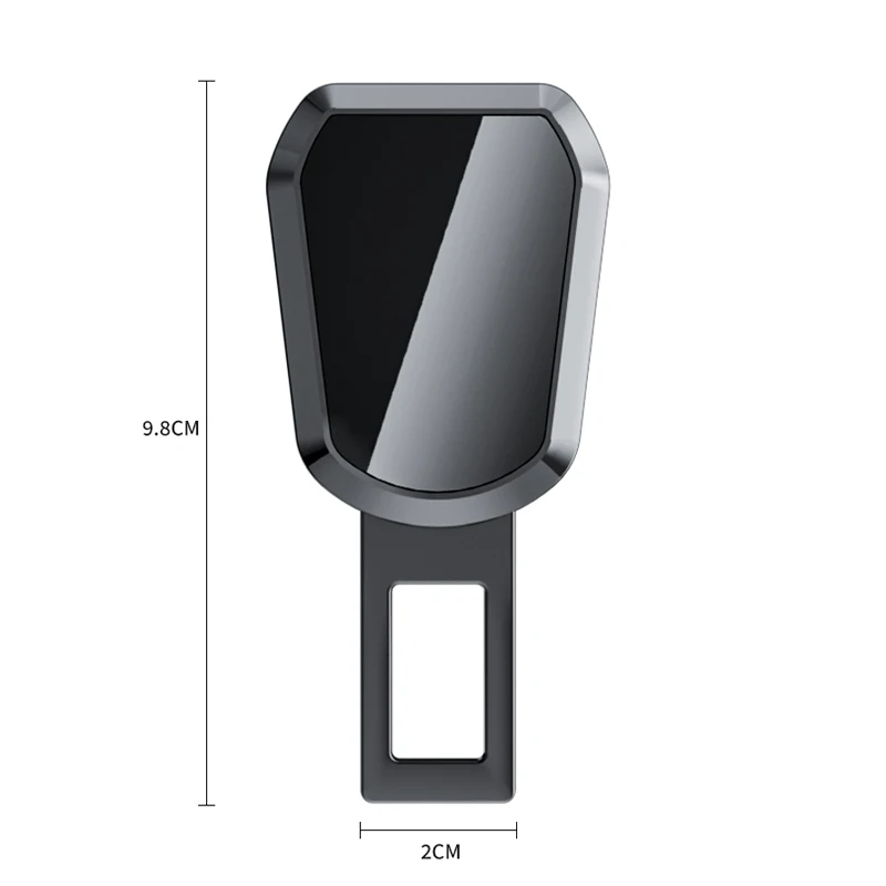 1/2pc Car Metal Logo Seat Belt Extender Safetybelt Buckle Clip Plug For Honda Mugen Jazz Insight Freed Fit CRV Civic Accord City