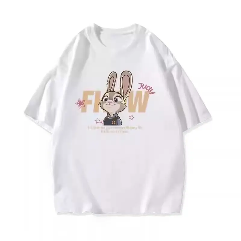 

Zooopolis Judenick Element Pattern Loose Comfortable Casual Printed Cotton T-shirt Short Sleeve for Men and Women