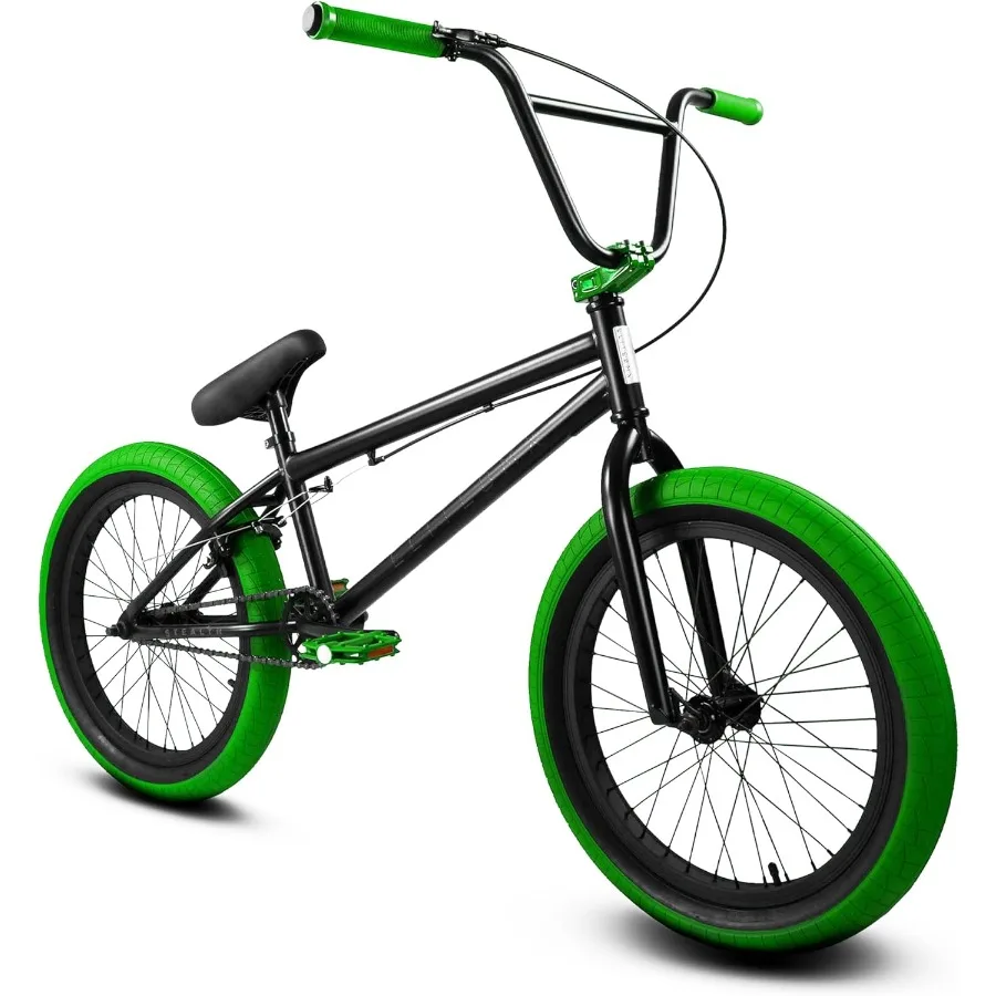 

Freestyle Bike with Durable Steel Frame Designed for Urban Skate Parks and Street Riding Available in Multiple Sizes Including