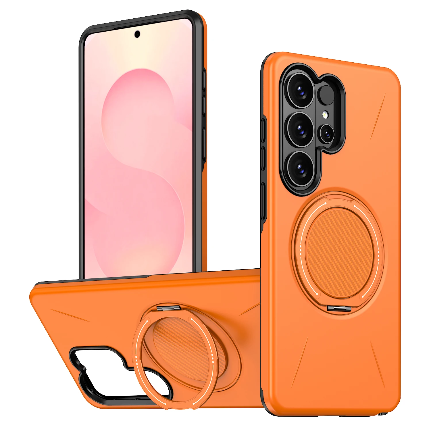 360 °   Magnetische Halterung Handyhülle für Samsung Galaxy S26 Plus S24 S23 Ultra S25 FE A57 A37 A17 A56 A26 A36 A16 für Magsafe Cover