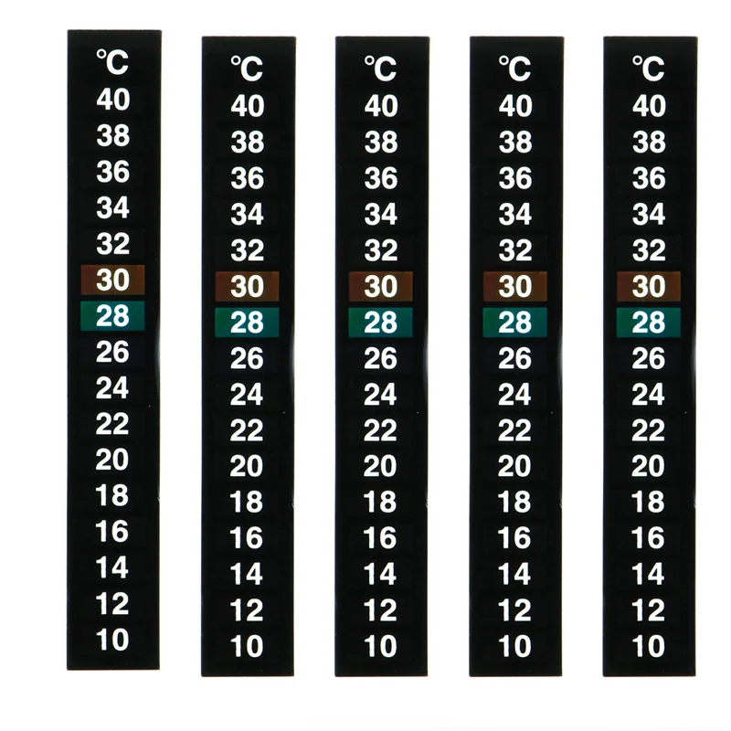1Pcs Aquarium Fish Thermometer Temperature Sticker Aquarium Accessories Digital Dual Scale Stick-on High Quality Durable