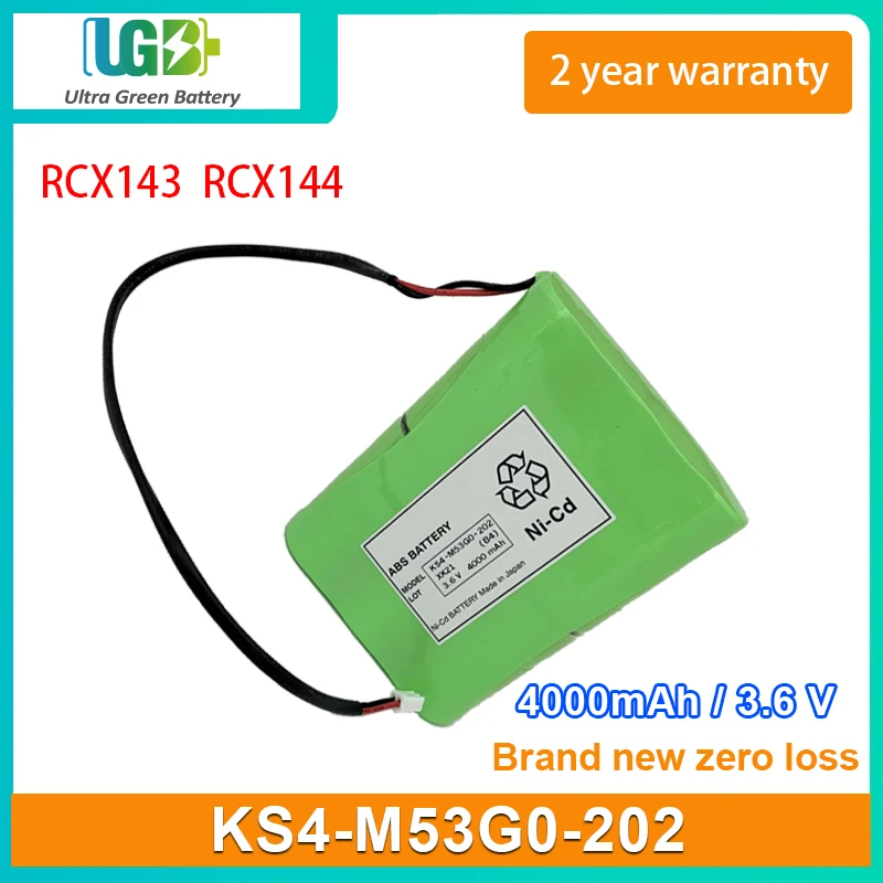 UGB New battery For yamaha B4 ERCD ERCX RDX TRCX RCX143 RCX144 KS4-M53G0-202 battery 3.6V 4000mAh