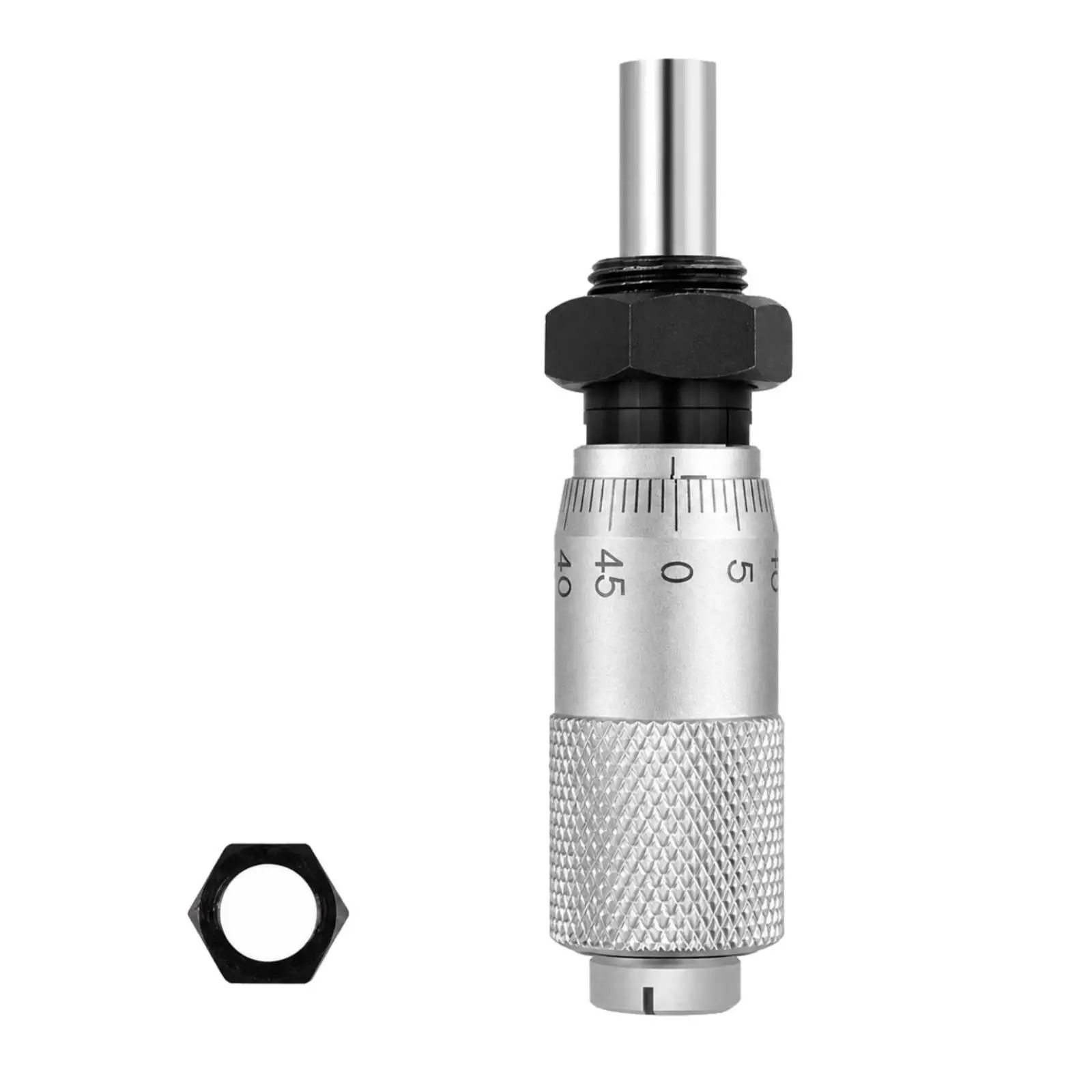 Metal Micrometer Measuring Instrument 0-6.5mm Range Graduated Scale Smooth Adjustment for Hobbyist Precision Mechanical Work