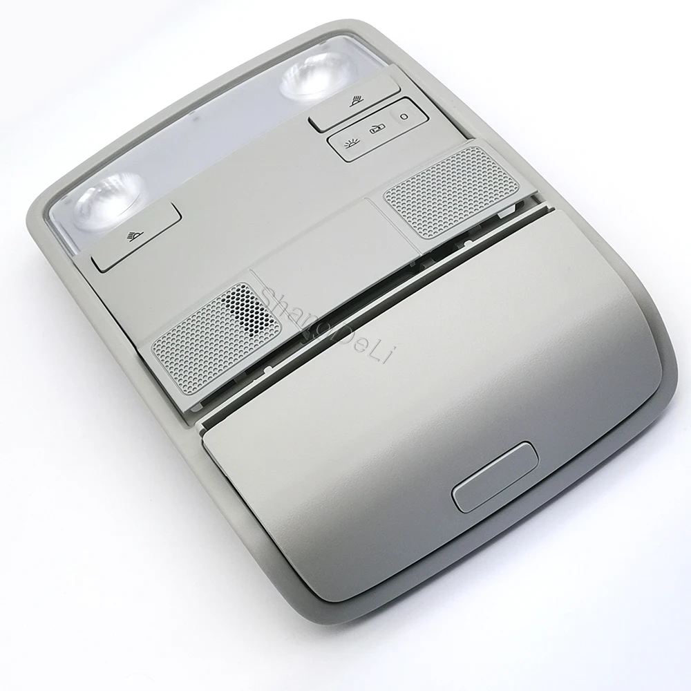 1 قطعة صالح للجولف 5 جولف 6 ل باسات B6 2006 2007 2008 2009 رمادي سيارة الداخلية قبة القراءة ضوء سقف مصباح السقف نظارات #3