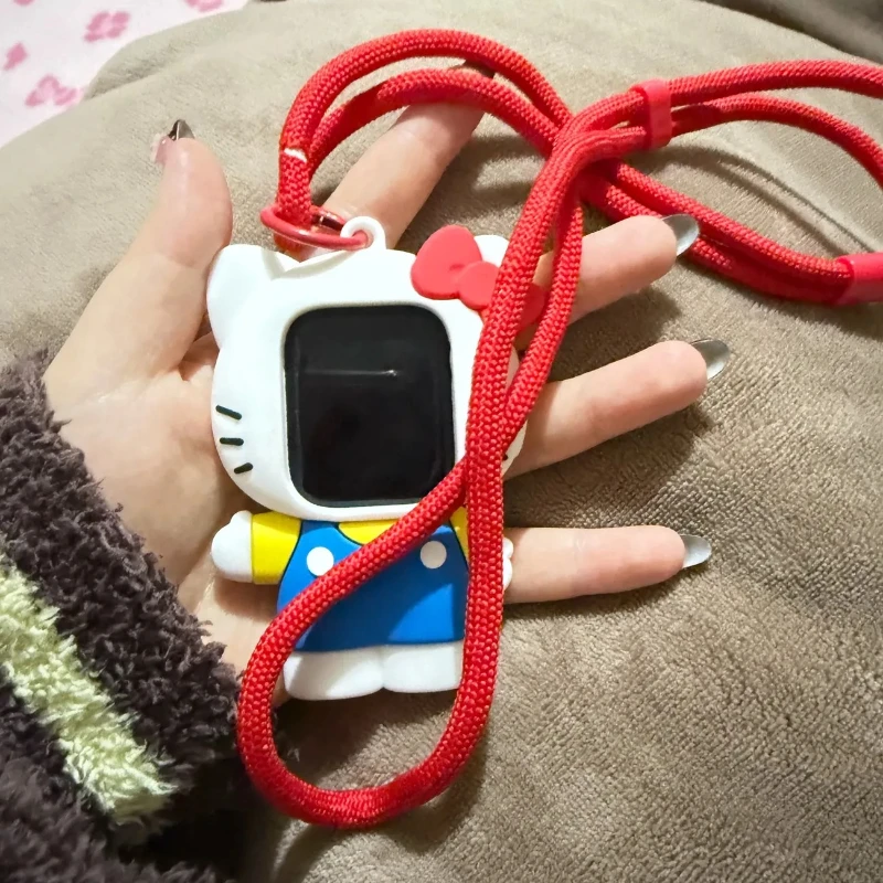 Cute Cartoon Sanrio HelloKitty Case for Apple Watch IPhone S10 Ultra S8 S7 Kawaii Anime Style Protective Cover Holiday Gift view 6