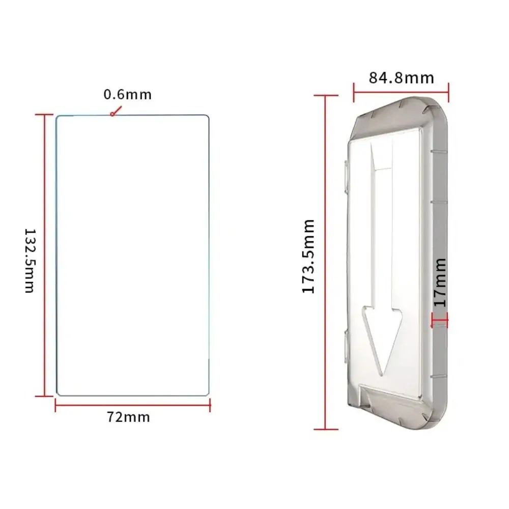 3 قطعة 9H مستودع خالي من الغبار فيلم المقسى ل DJI RC/RC2 أجزاء واقي للشاشة ل DJI Mini 4 5 Pro/NEO/Mavic 4 Pro أفلام زجاجية