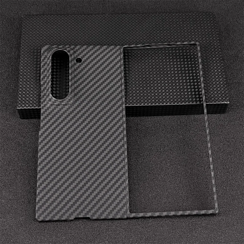 Real Carbon Fiber Phone Case for Samsung Galaxy Z Fold SE Special Ultra Thin Anti-fall Carbon Fiber Hard Cover Cases