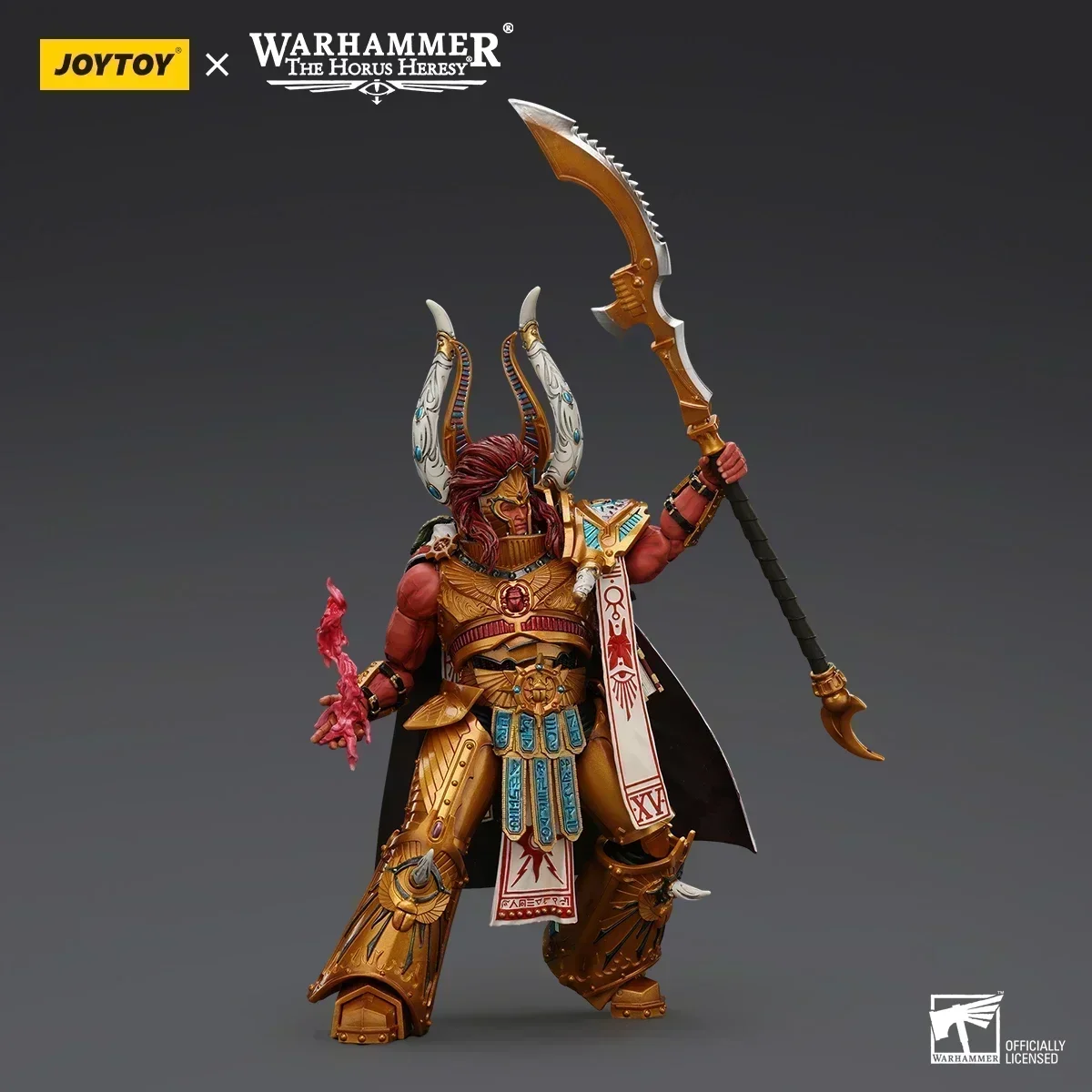 JOYTOY Warhammer 1/18 De Horus Heresy Action Figure Speelgoed Duizend Zonen Beeldje Magnus De Rode Primarch van De XVth Legioen Model