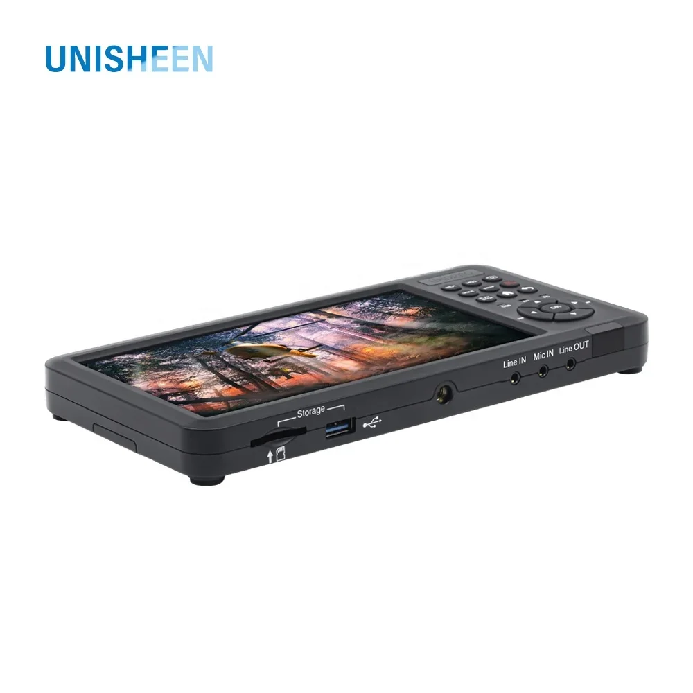 UNISHEEN UR500 المنظار المستقل للتحويل PIP POP PMP كاميرا 4K60 2 قناة مسجل فيديو رقمي