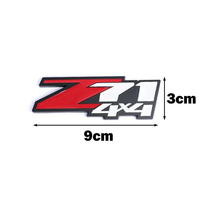 Metal Z71 4x4 Logo Emblem Badge Decal Car Sticker Front Hood for Chevrolet Suburban Xtreme GMC Silverado Chevy Colorado