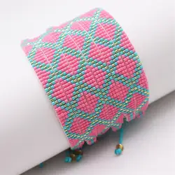 ZHONGVI Boho Geometric Bracelet & Bangle For Women Vintage Geometry Charm Miykui Beads Fashion Jewelry Accessories 2022 New