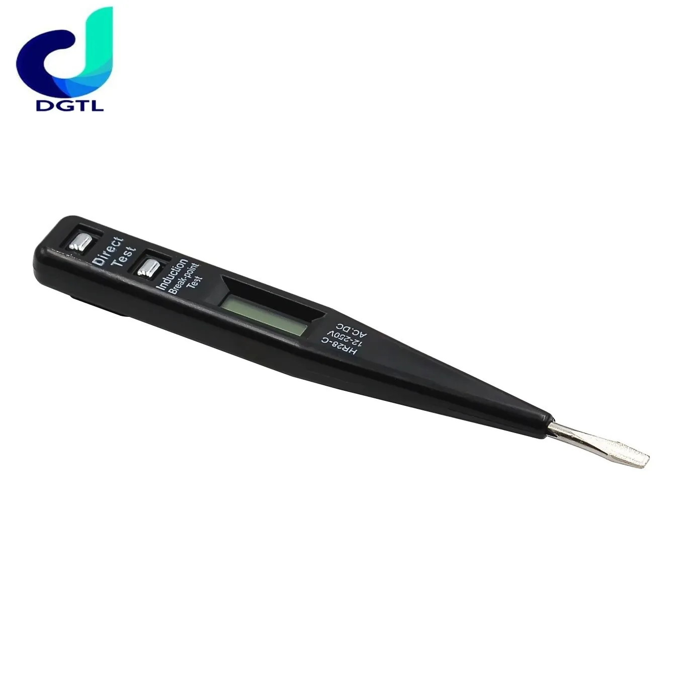 Lápis de Teste Digital Multifuncional, Multi-Sensor, Display LCD Elétrico, Detector de Tensão, Randowcolor, AC, DC, 12-240V