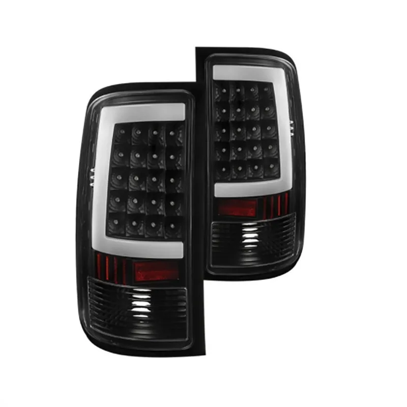 

For 07-13 GMC Sierra 1500 07-14 2500HD 3500HD Black LED Tail Lights Lamps New