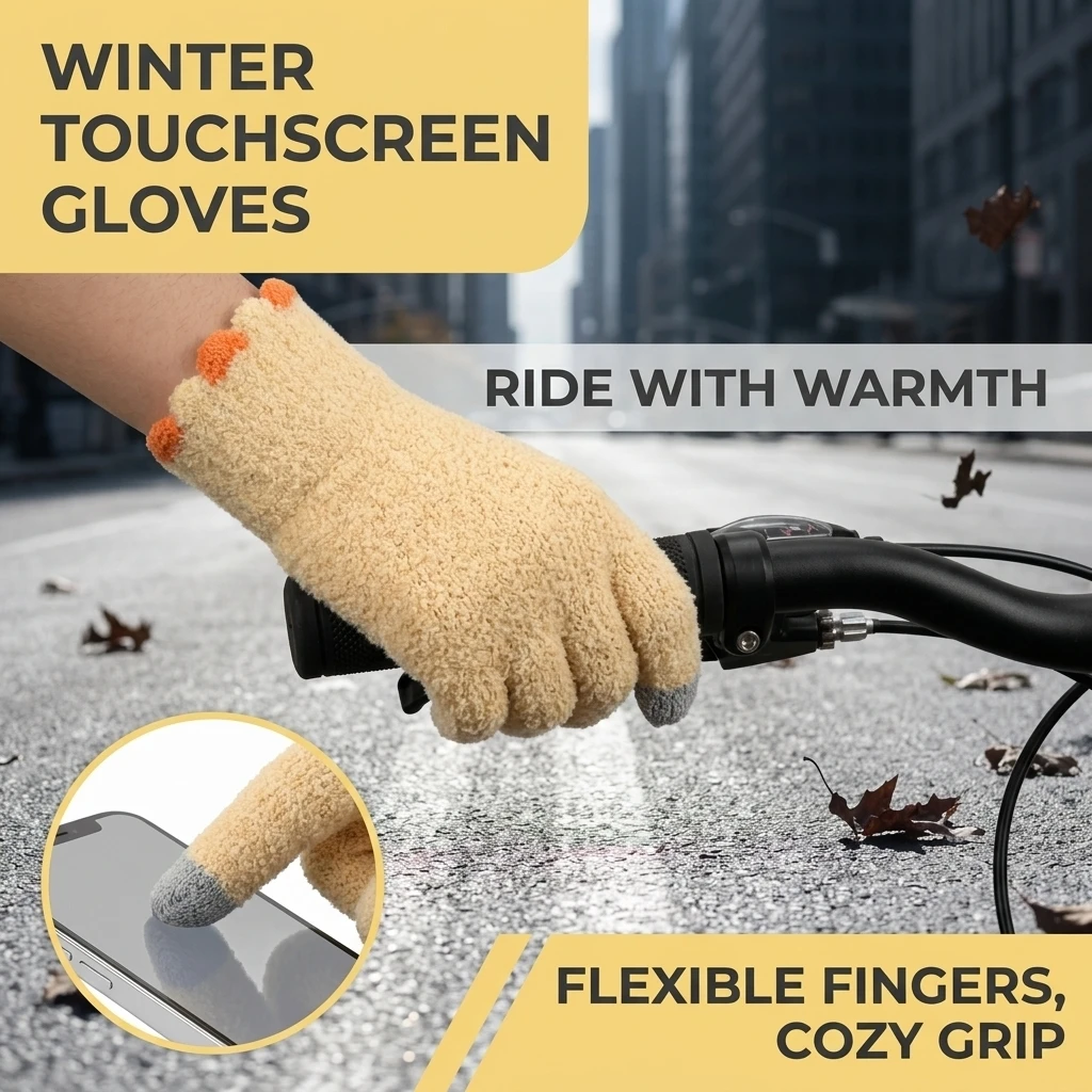 Зимние вязаные перчатки для еж – обзор и цена Winter Cycling Commute Gear
