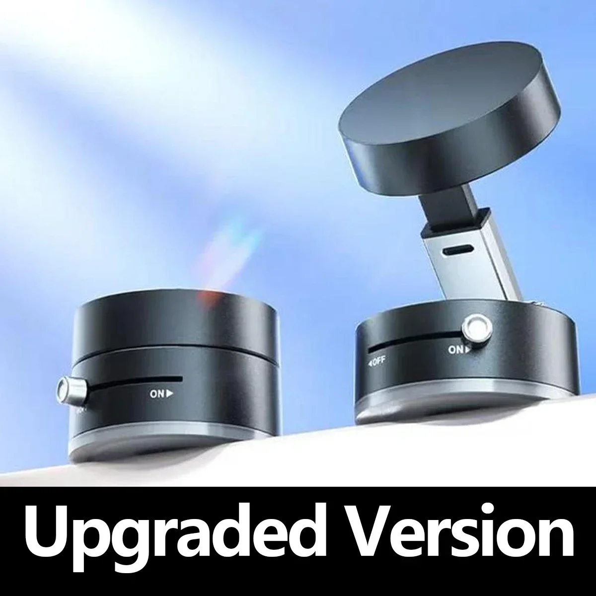 간편 설치 마그네틱 폰 마운트 - 차량, 가정, 체육관, 거울용 진공 흡착 핸즈프리