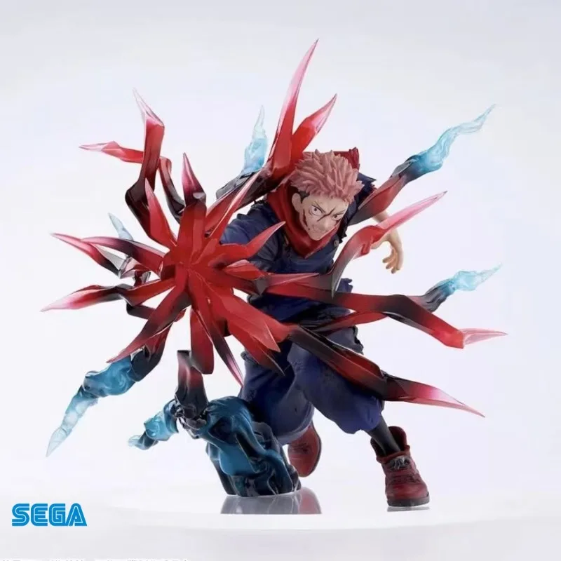 In Stock 100% Original SEGA Jujutsu Kaisen Yuji Itadori Figure Cursed Energy Effects Desk Decor Gifts for Anime Fans Collections
