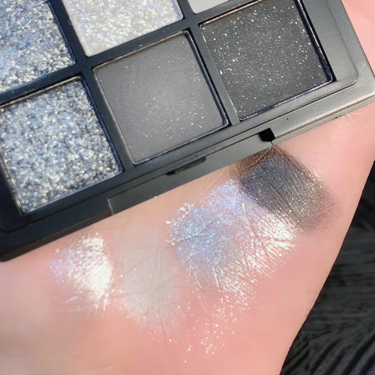 9 ألوان بريق عينيه لوحة مقاوم للماء لامع ماتي سموكي أسود داكن لامع المصطبغة ظلال العيون ماكياج #5