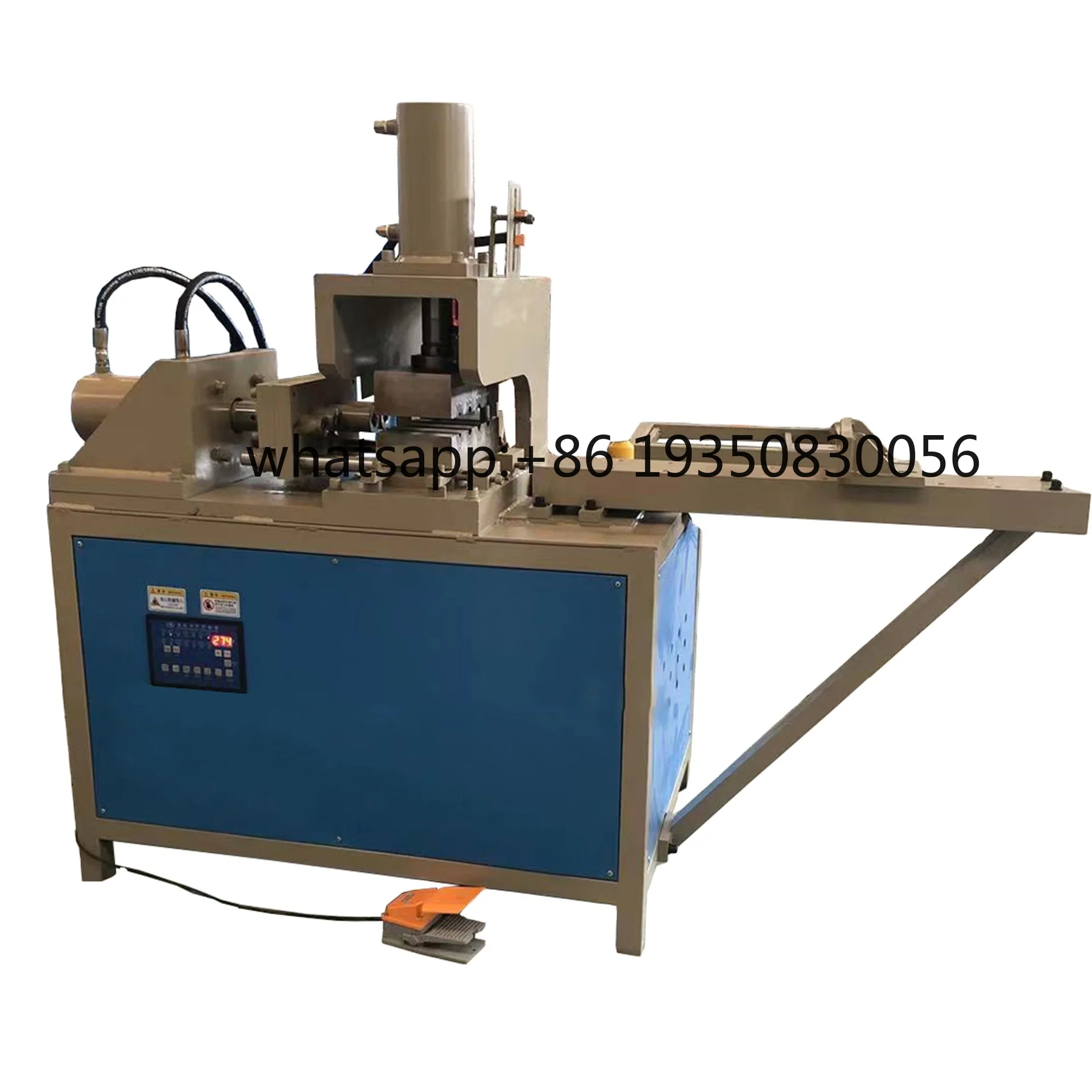 

STR S80 Dual Station Semi-Automatic Hydraulic Pipe Shrinking Machine for Iron Pipes Stainless Steel Material Single Head Flaring
