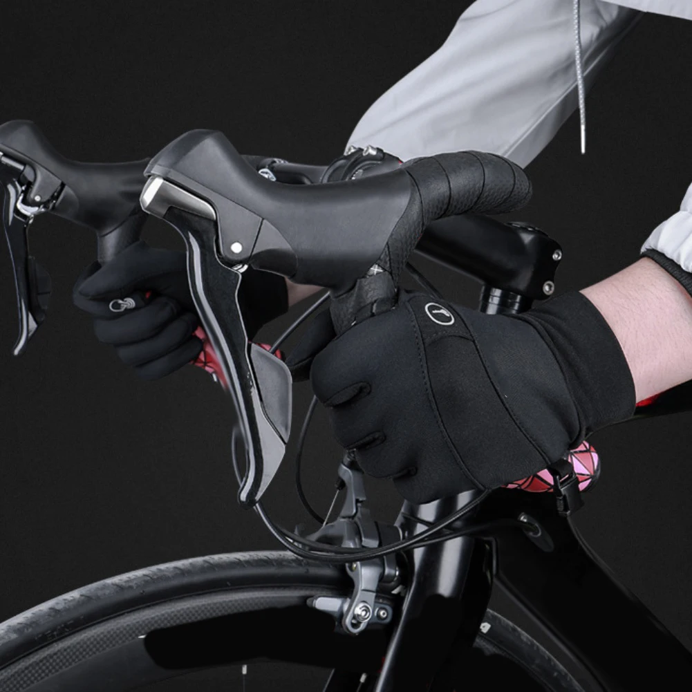 

Велосипедные перчатки, зимние уличные велосипедные пешие прогулки, спортивные перчатки с сенсорным экраном, теплые мужские и женские велосипедные перчатки, сенсорный экран для горного велосипеда