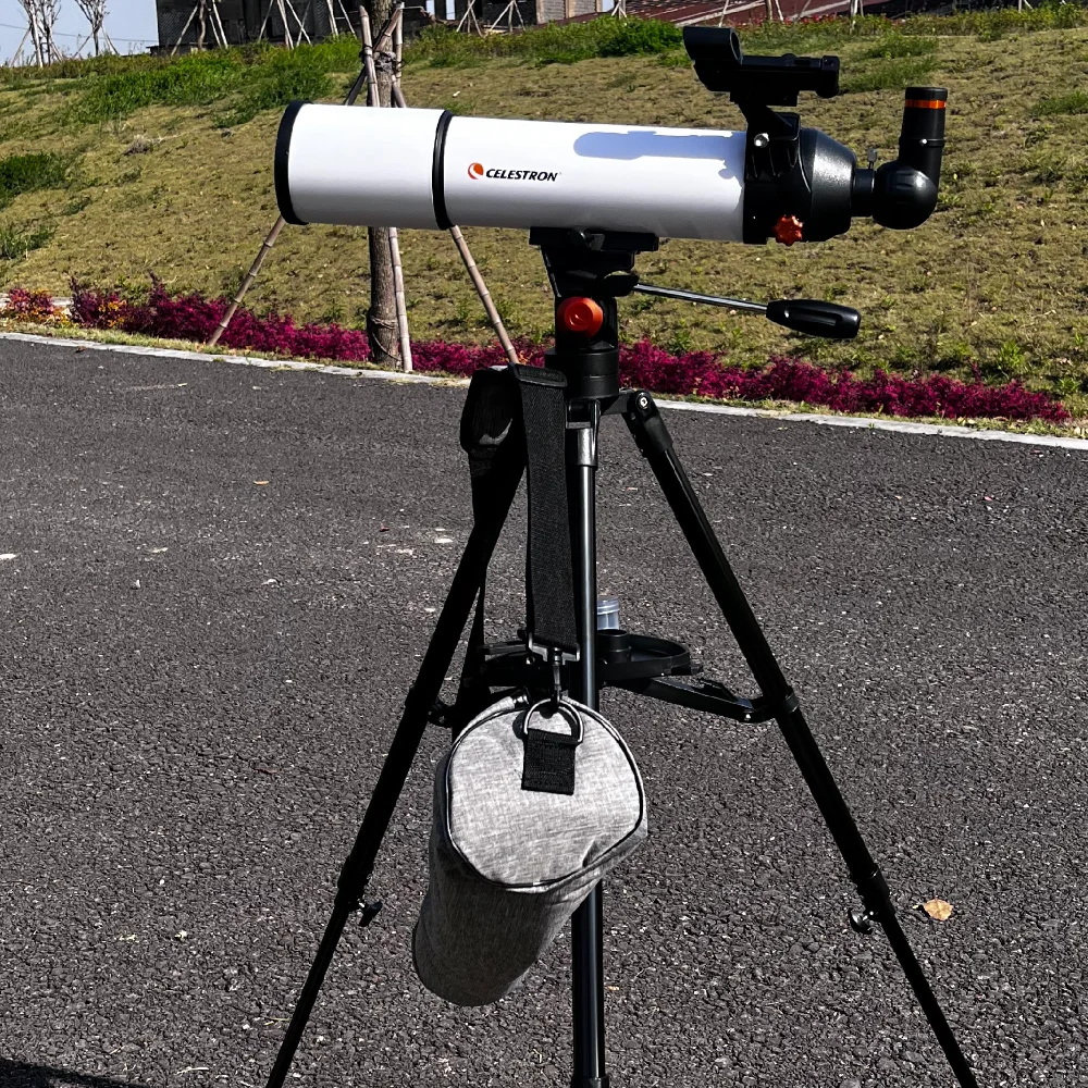 Celestron monokular astronomi, perjalanan kompak astronomi 80/500mm dengan Tripod untuk anak-anak dewasa hadiah ulang tahun