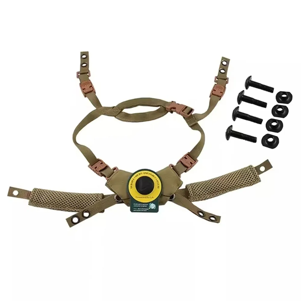 

BOOIU Tactical Helmet Hanging System Wendy Suspension Lanyard Paintball Airsoft Helmet Accessories for Wendy FAST MICH Helmet