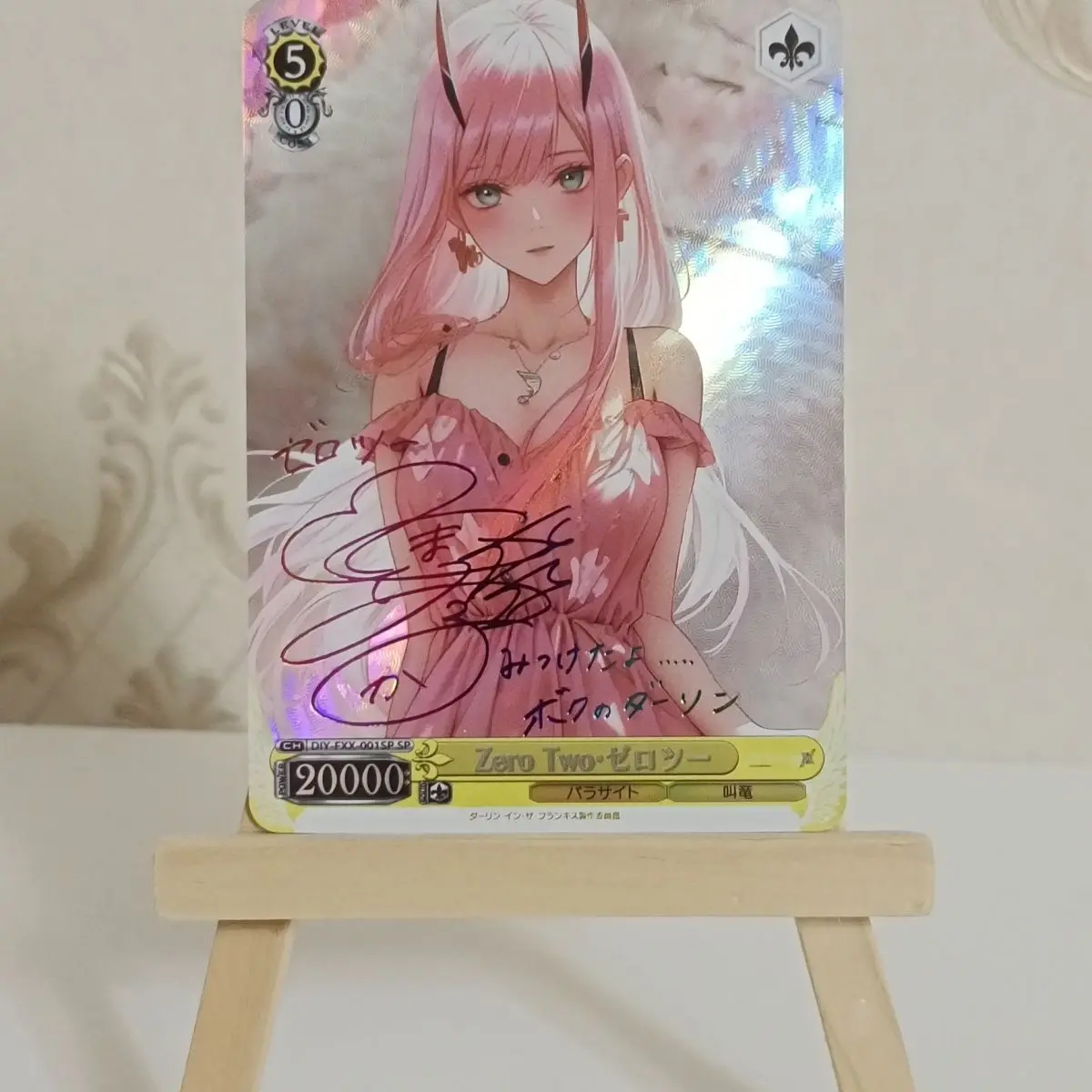 

Darling in the Franxx Anime Classic Gift Toys Anime Kawaii Game Collection Cards Commemorative Card Trendy Cards