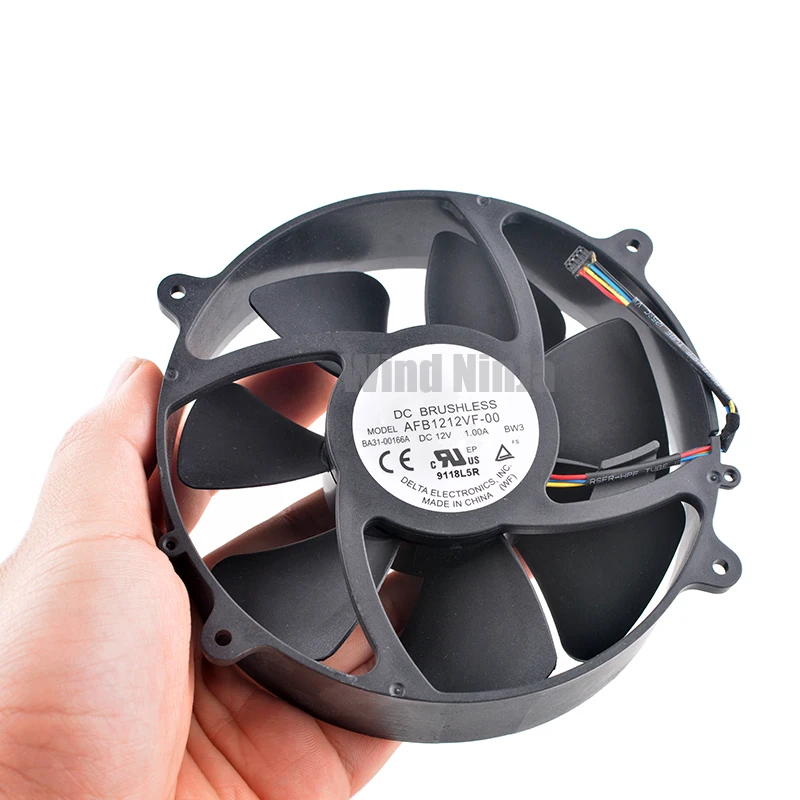 Ventilador Circular de AFB1212VF-00, 12cm y 120mm, cc 12V, 1.00A, 4 pines, para arte, PC, cubo mágico, 700C6A-A02, 700C6A-A01