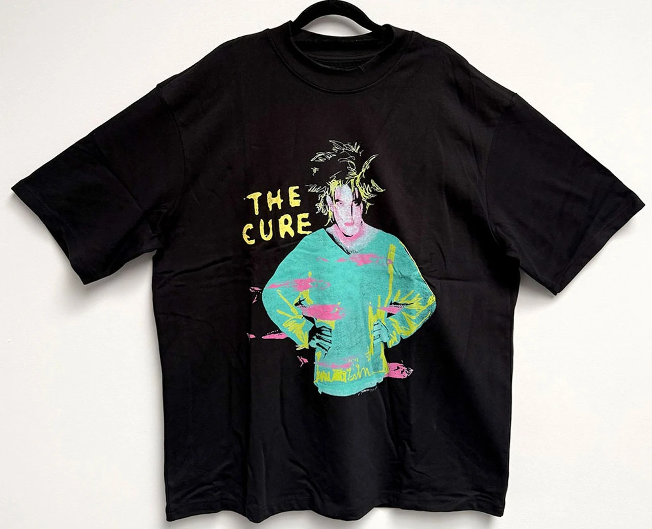 

The Cure Graphic Printed Men's and Women's Loose Short Sleeved T-shirts Can Be Used As Luxury Clothing for All Seasons