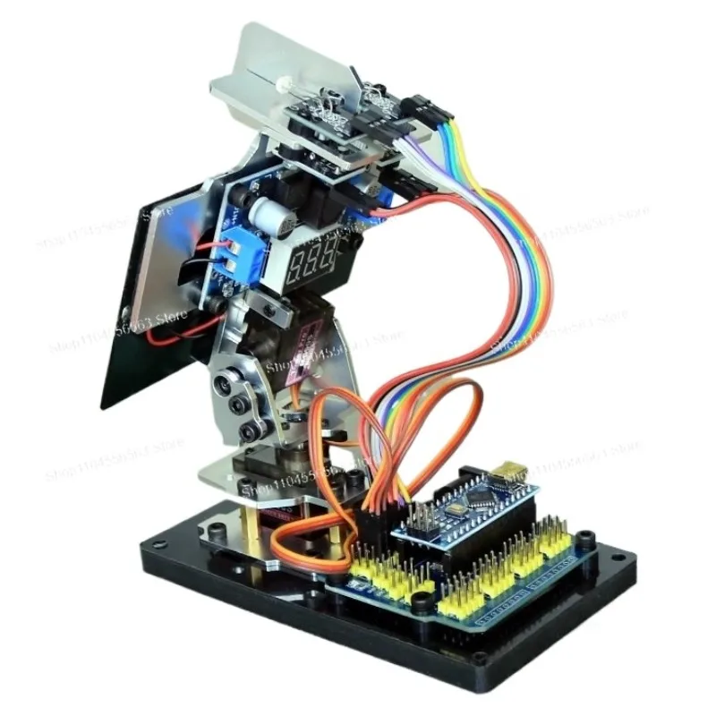 Solar Tracker DIY Kit with Light-Seeking Radar, Ideal for Renewable Energy Projects