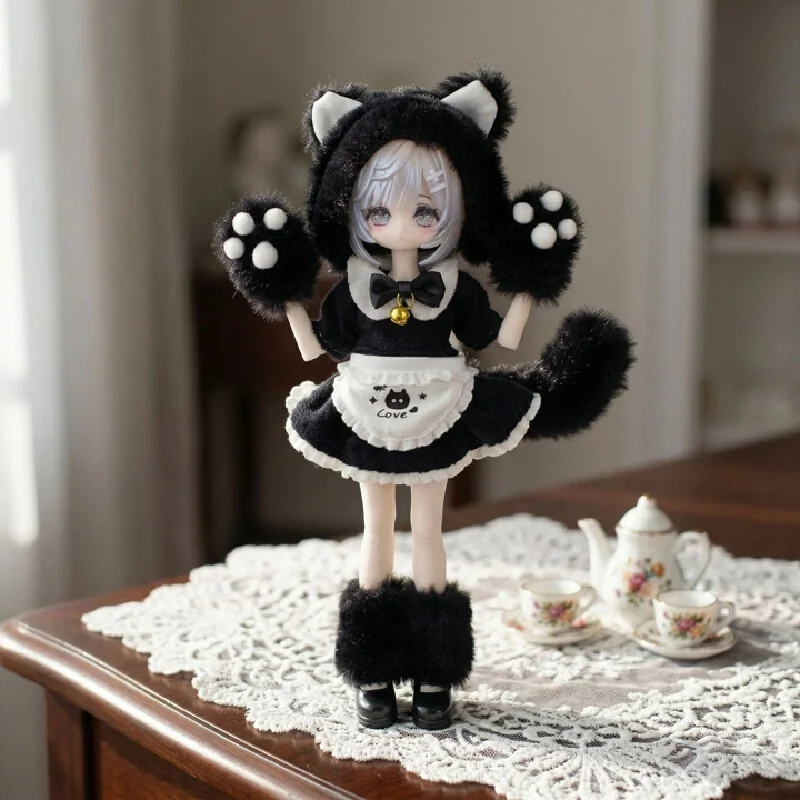 8 points bjd 12 points OB11 baby clothes 11-17 cm Panini Bonni Bu Ta Ai Shi body ymy cute doll costume replacement set for playe view 2