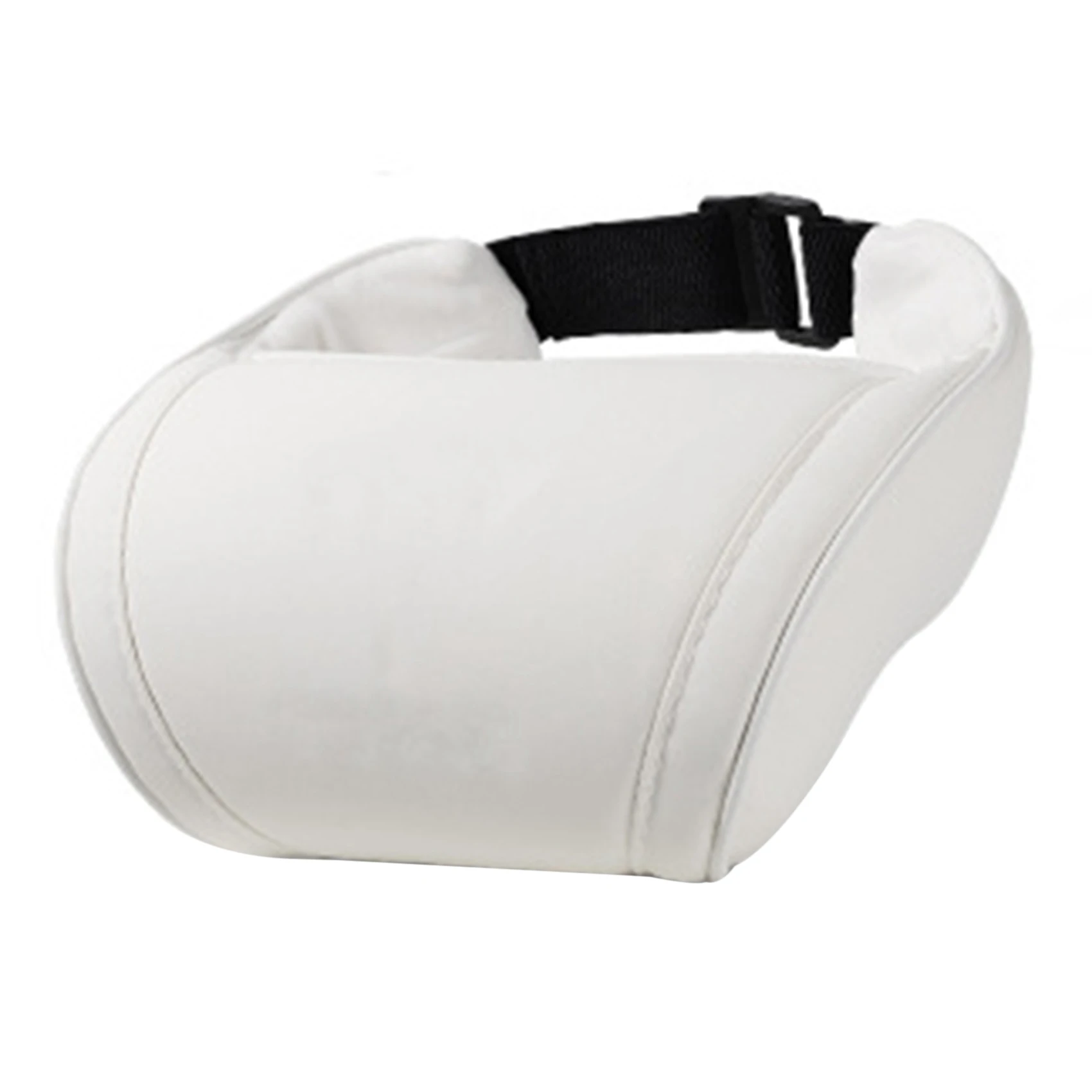 Almohada para reposacabezas de asiento de coche, cómoda espuma viscoelástica para Tesla Model X Y S 3, accesorios blancos