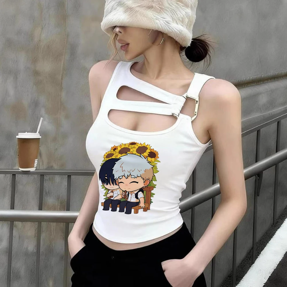 the Summer Hikaru Died cropped top ladies graphic cute manga scene  gothic shirt funny japanese alternative  gothic baddie