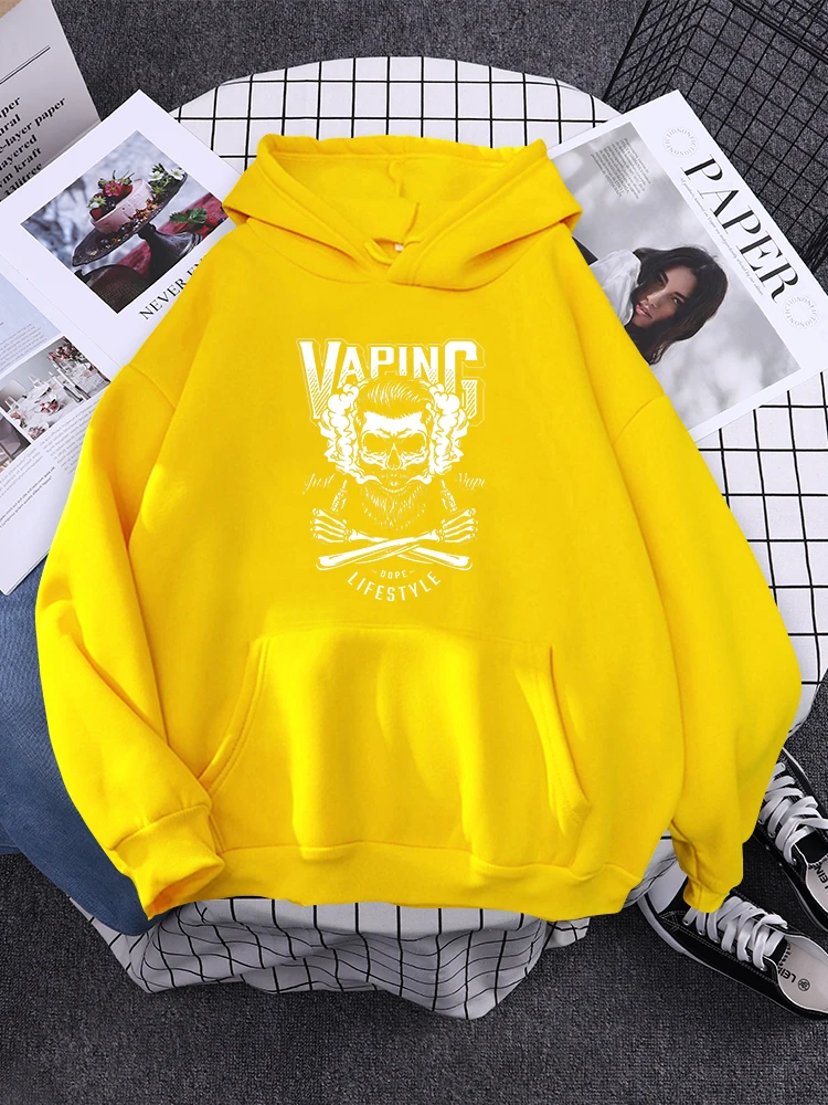 Electronic Cigarette In Vape We Trust Prints Women Hoody Fashion Soft Sportswears Full Sleeve Tracksuit Hip Hop Quality Pullover