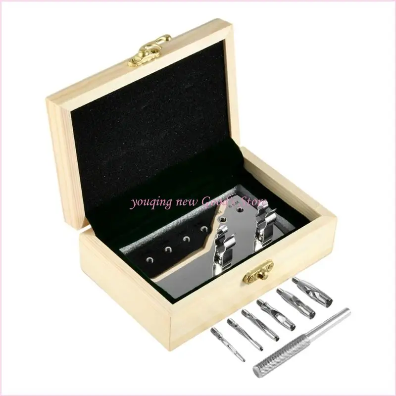 57QA Piercing Embedding Tool Stainless Steel Texture for Artistic Applications