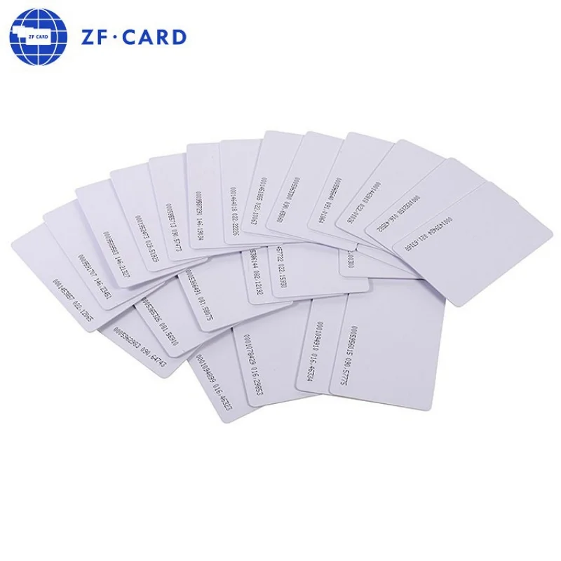 100PCs high-end matte blank ntag215 PC White printable NFC hotel key card