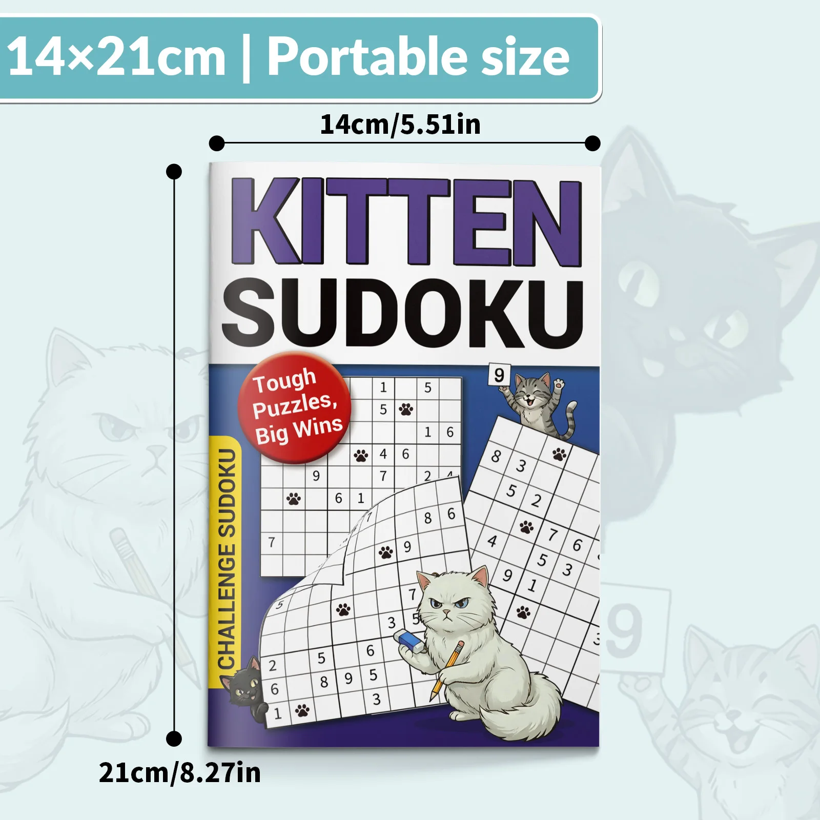Kids Early Education Sudoku Puzzle Book, Brain Teaser Logic Game Workbook, Number Reasoning Training Book for Toddlers view 5