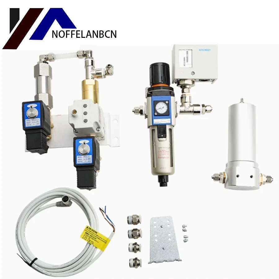 Fiberlasersnijmachine SMC proportionele klepset luchtbron drukregulerende filter pneumatische drukregeling