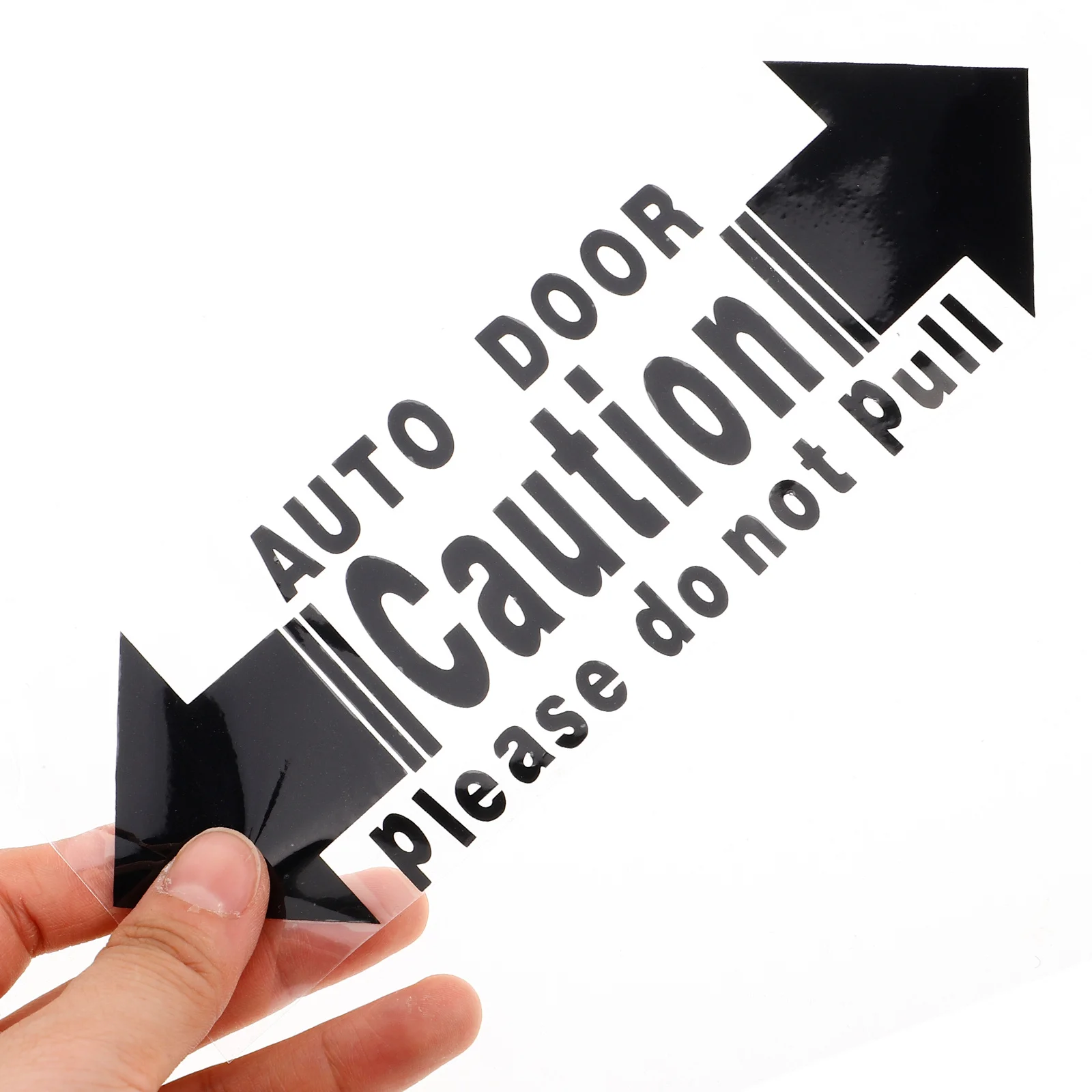 

2Pcs Car Door Warning Stickers Automatic Door Open Decals Heavy Duty Safety Labels for Cars Trucks Trailers Weather Resistant